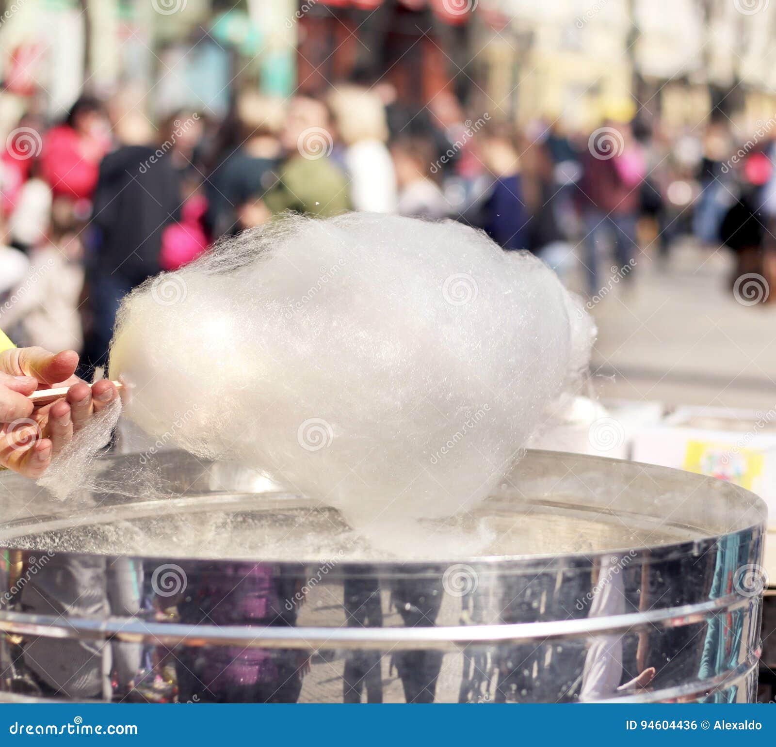 White cotton candy stock photo. Image of light, warm 94604436