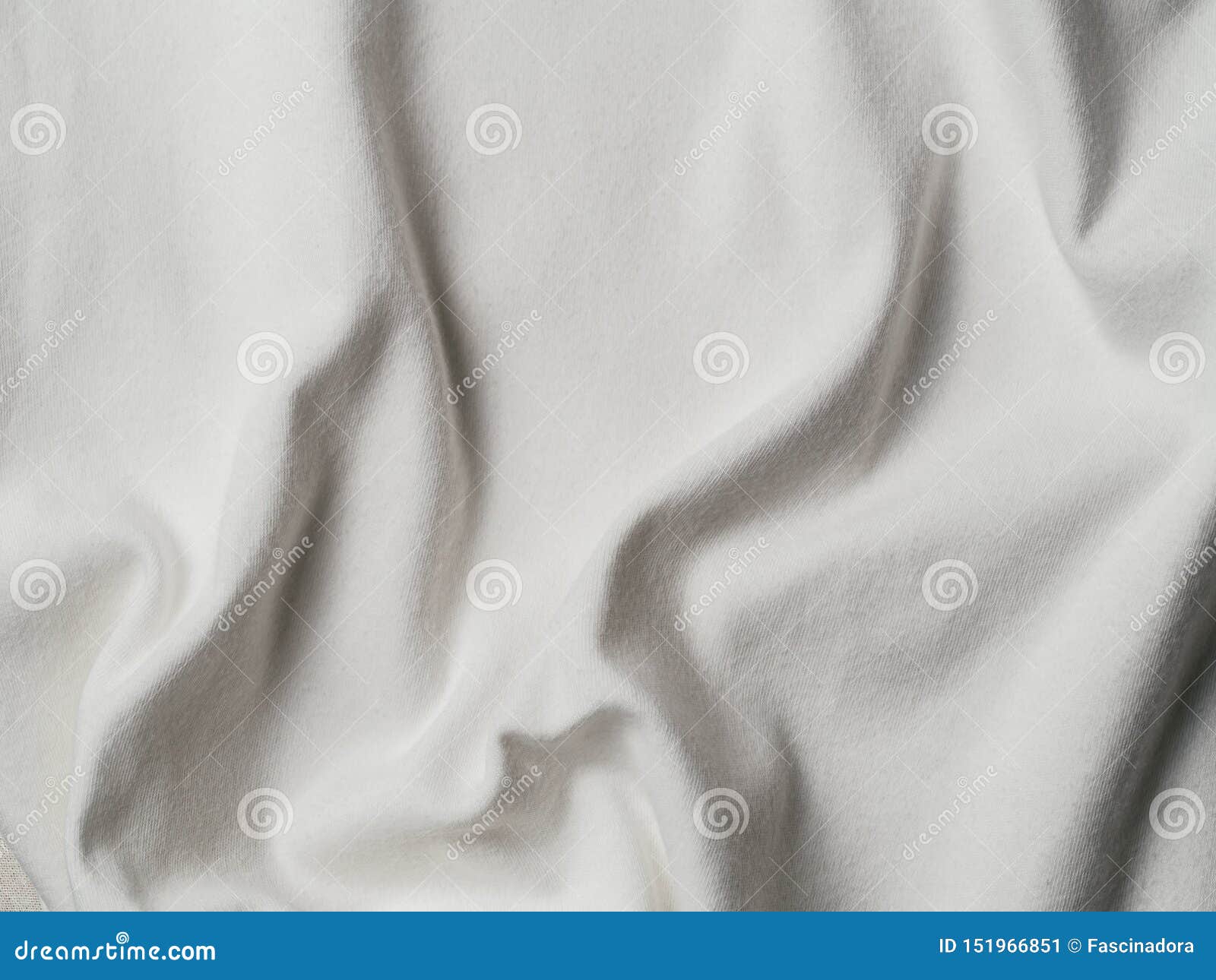 White cotton fabric texture. Clothes cotton jersey background with