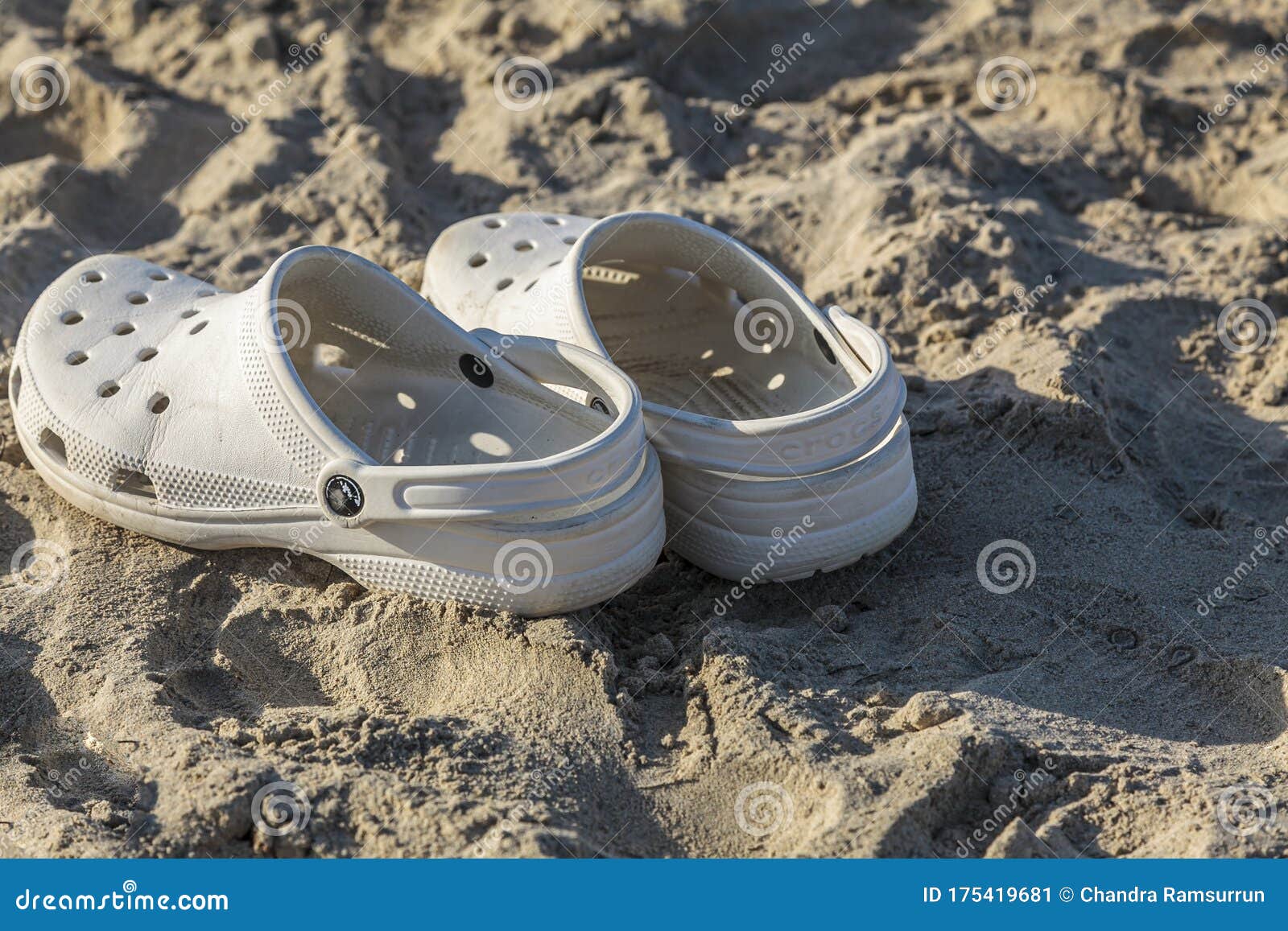 crocs the beach