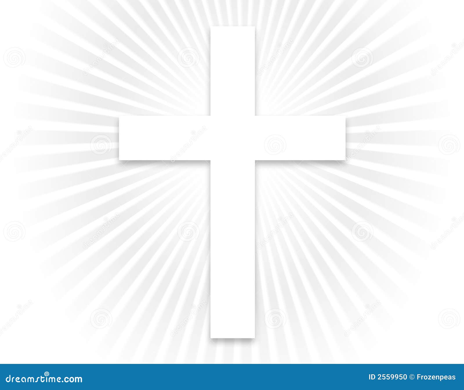 White Cross - Larger Stock Photo - Image: 2559950