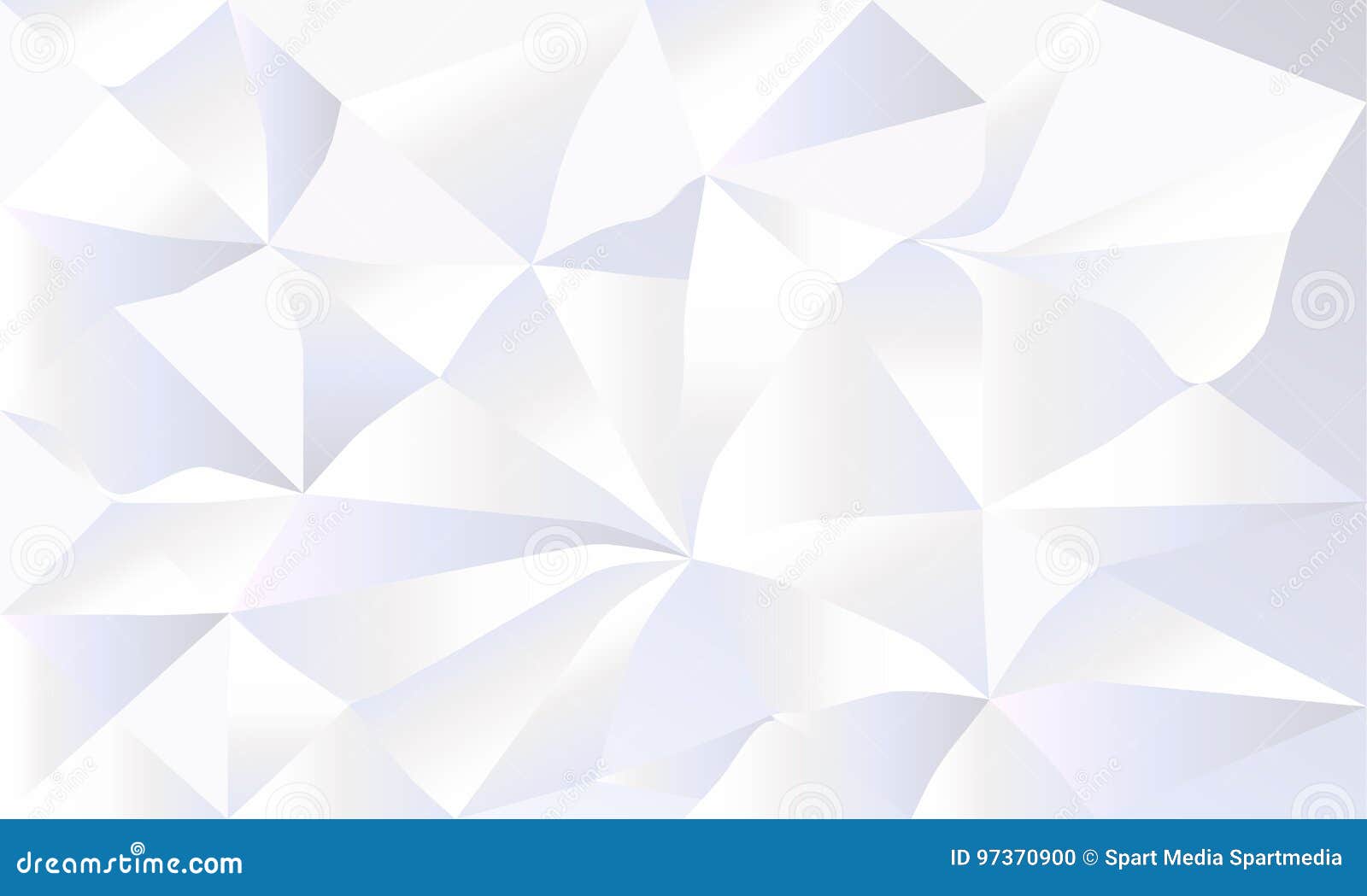 White Crumpled Paper 3D Wallpaper Stock Vector - Illustration of geometry,  advertising: 97370900