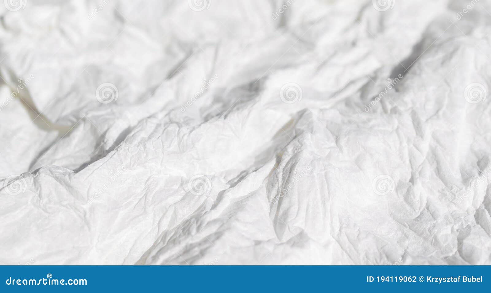 white crumpled paper .textura or background