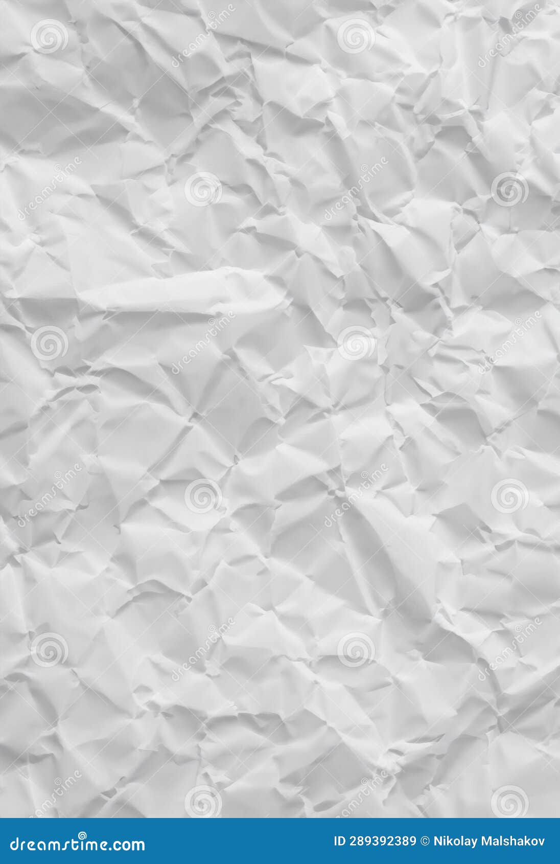 White Crumpled Paper is a Versatile Choice for Various Creative Projects. Stock Image - Image of 