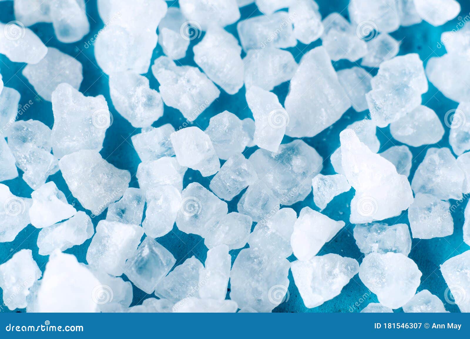 White Crystals of Coarse Salt Stock Image Image of decoration