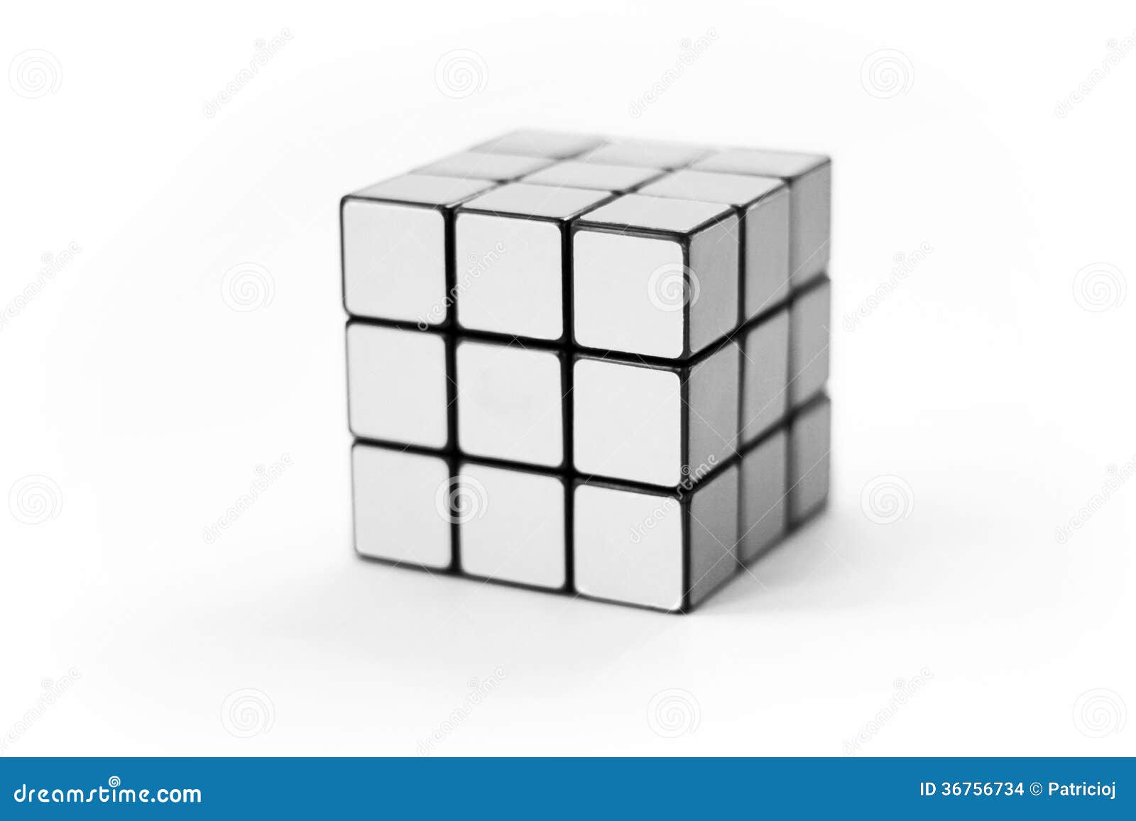 White Cube Puzzle Game Editorial Stock Image Image Of Puzzle 36756734