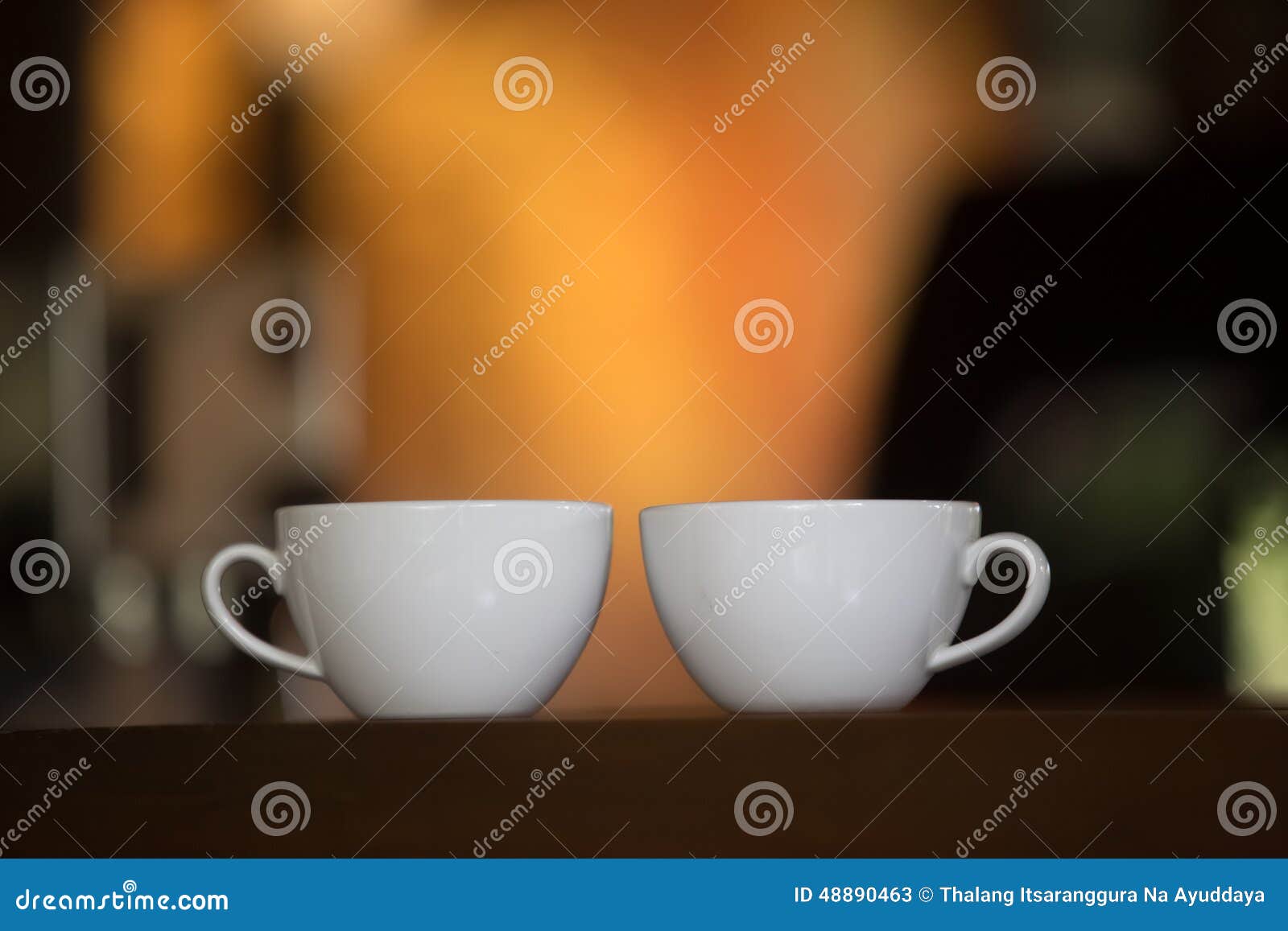 White cup of coffee lovers stock image. Image of cafe 48890463