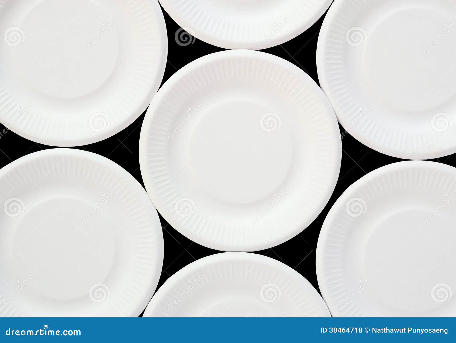 White Disposable Dishware Set RoyaltyFree Stock Image CartoonDealer