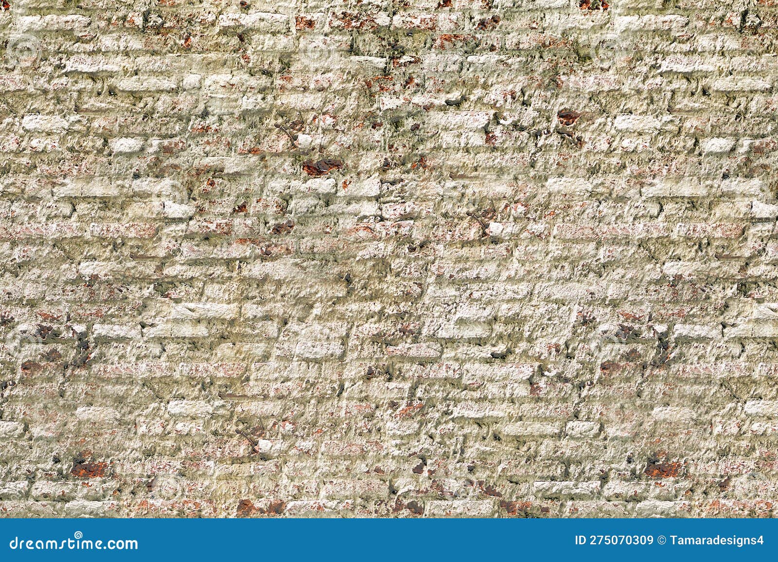 White Distressed Brick Wall Stock Image Image of grunge, exterior