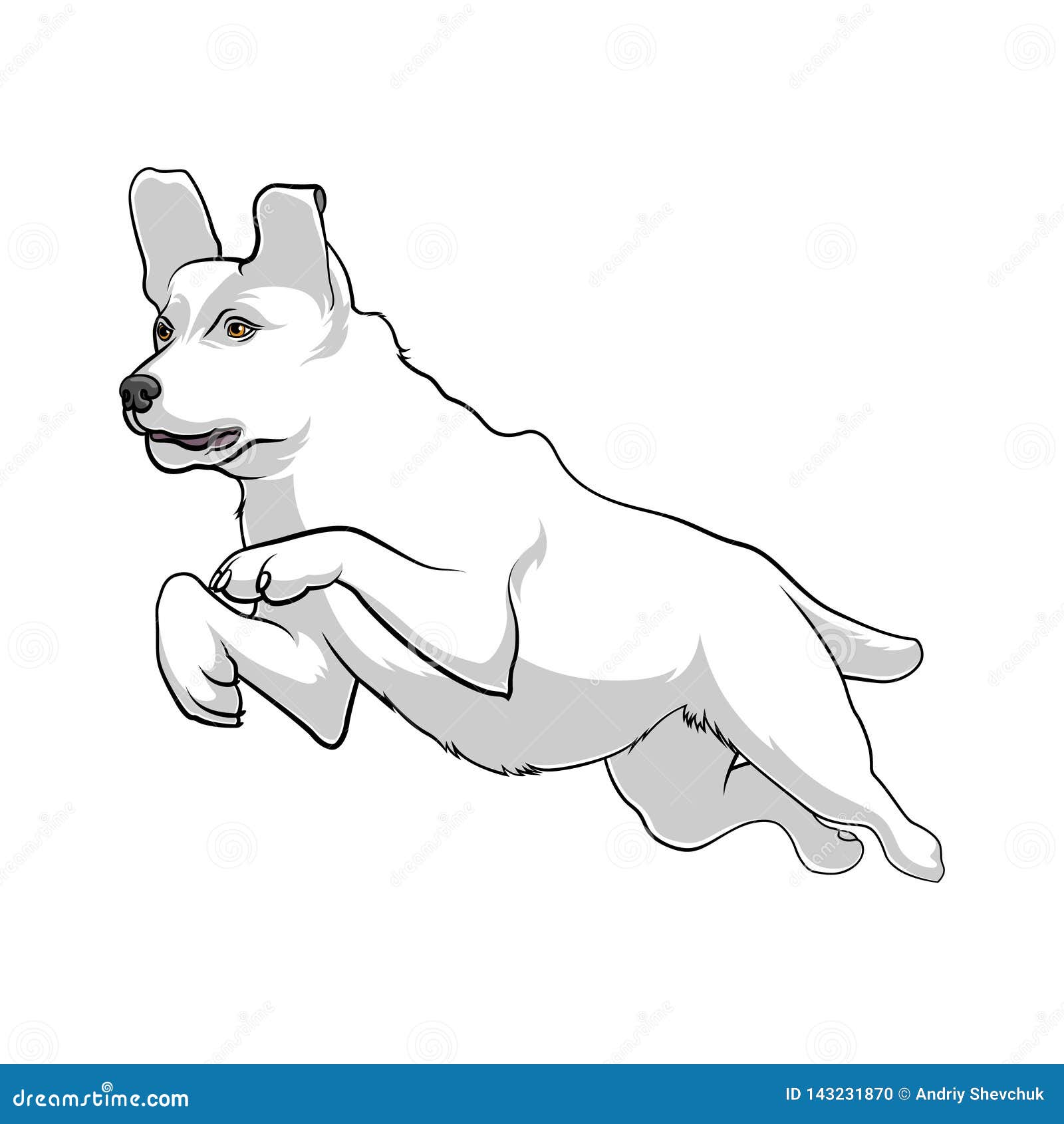 dog jumping line art dog jumping line art