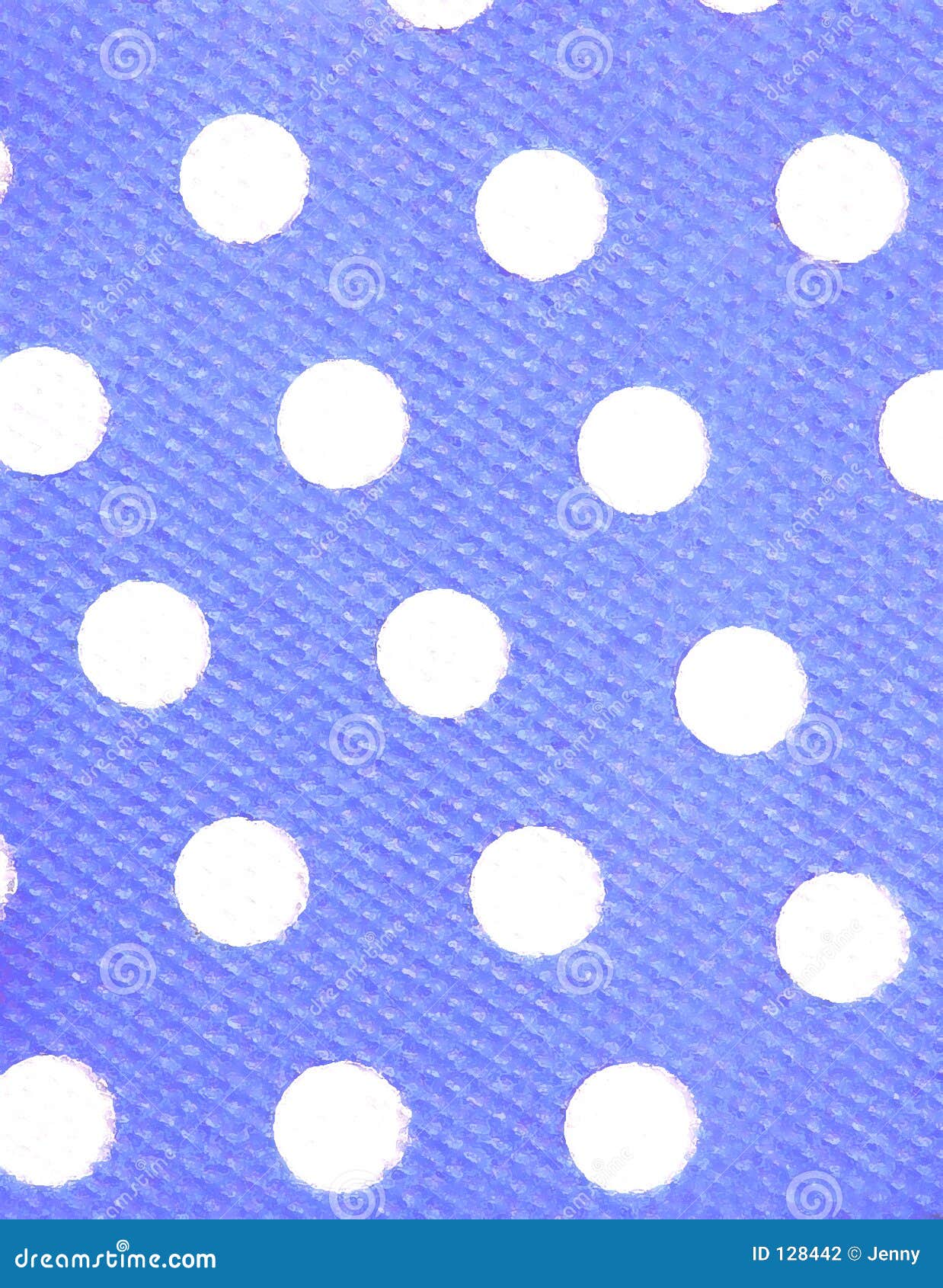 White Dots, Blue Background Stock Illustration Illustration of round