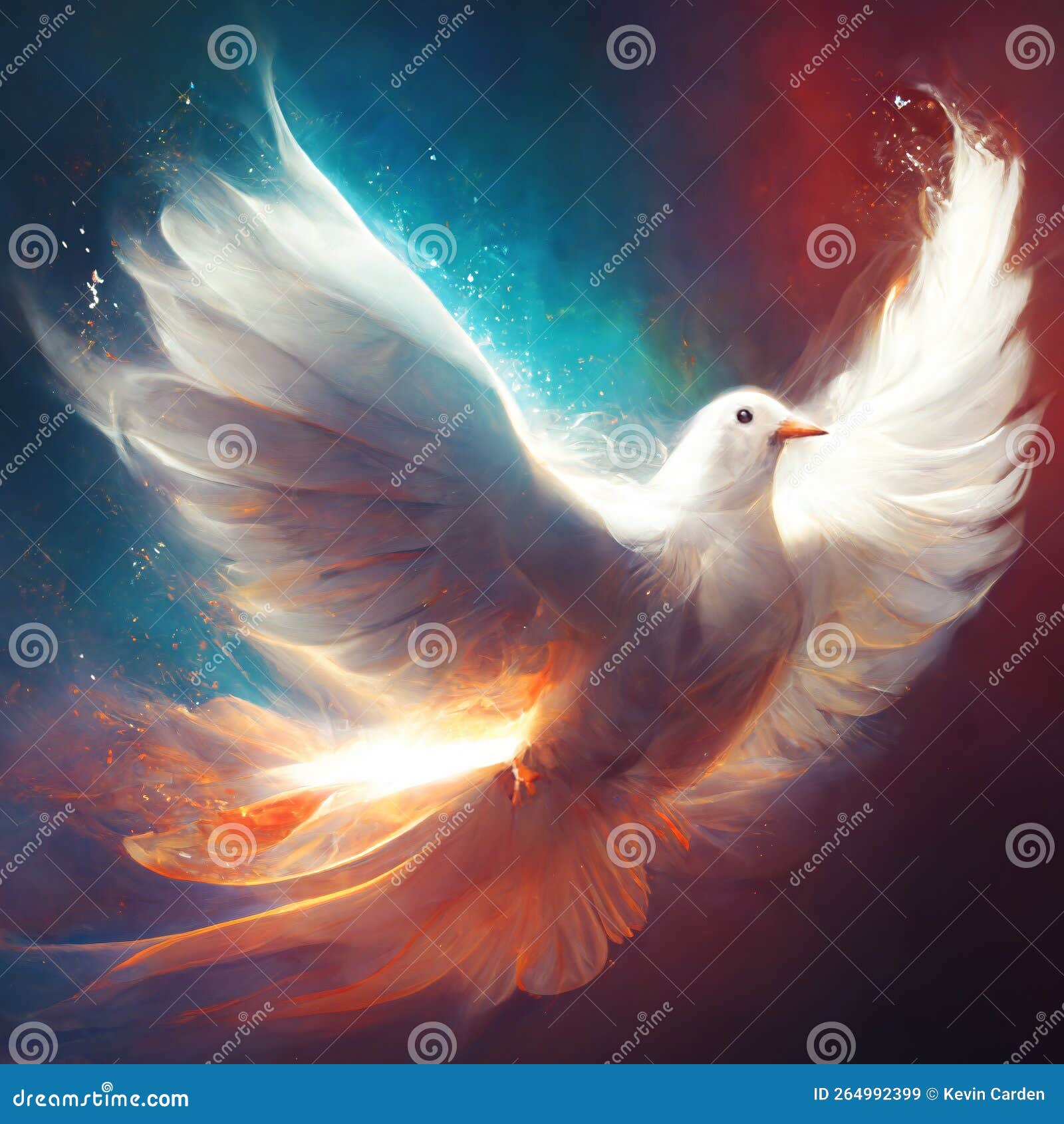 white dove holy spirit