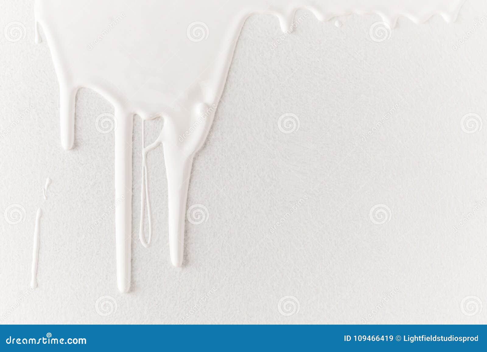 White dripping paint stock image. Image of surface, background 109466419