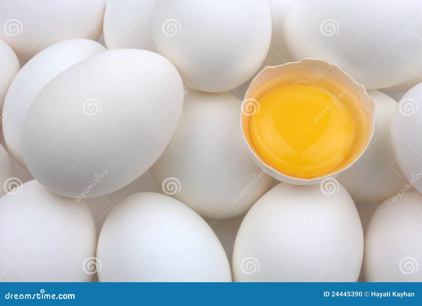 White eggs and yolk stock photo. Image of items, market 24445390