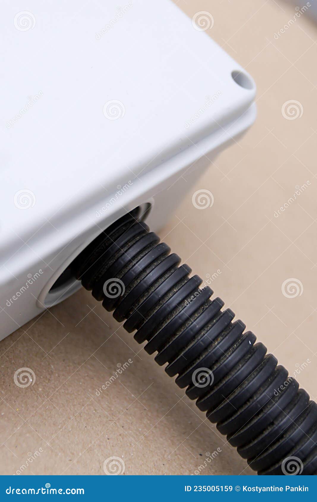 White Electrical Junction Box Stock Image Image of voltage