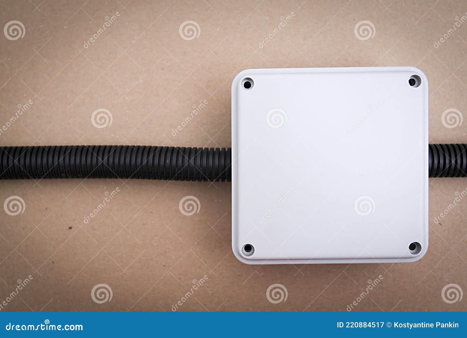 White Electrical Junction Box Stock Image Image of engineering