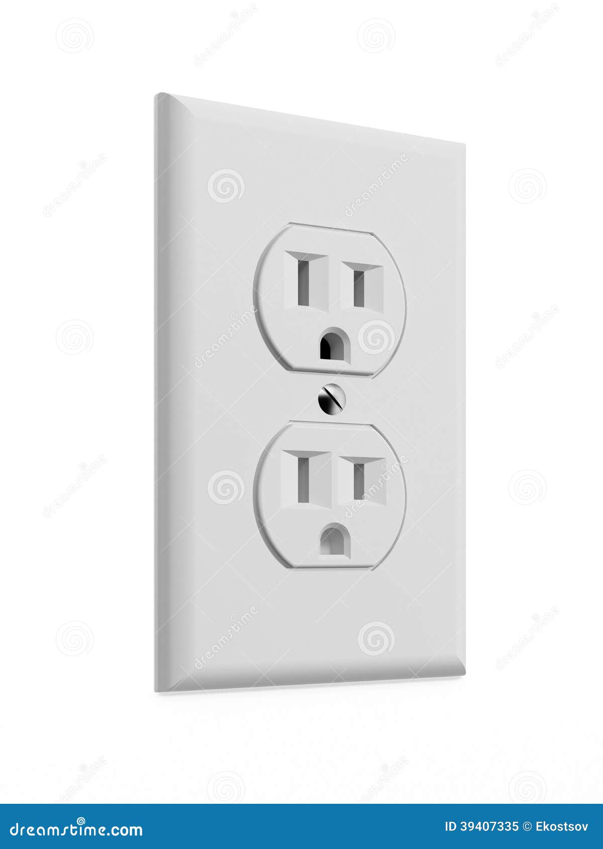 White electrical outlet stock illustration. Illustration of electricity
