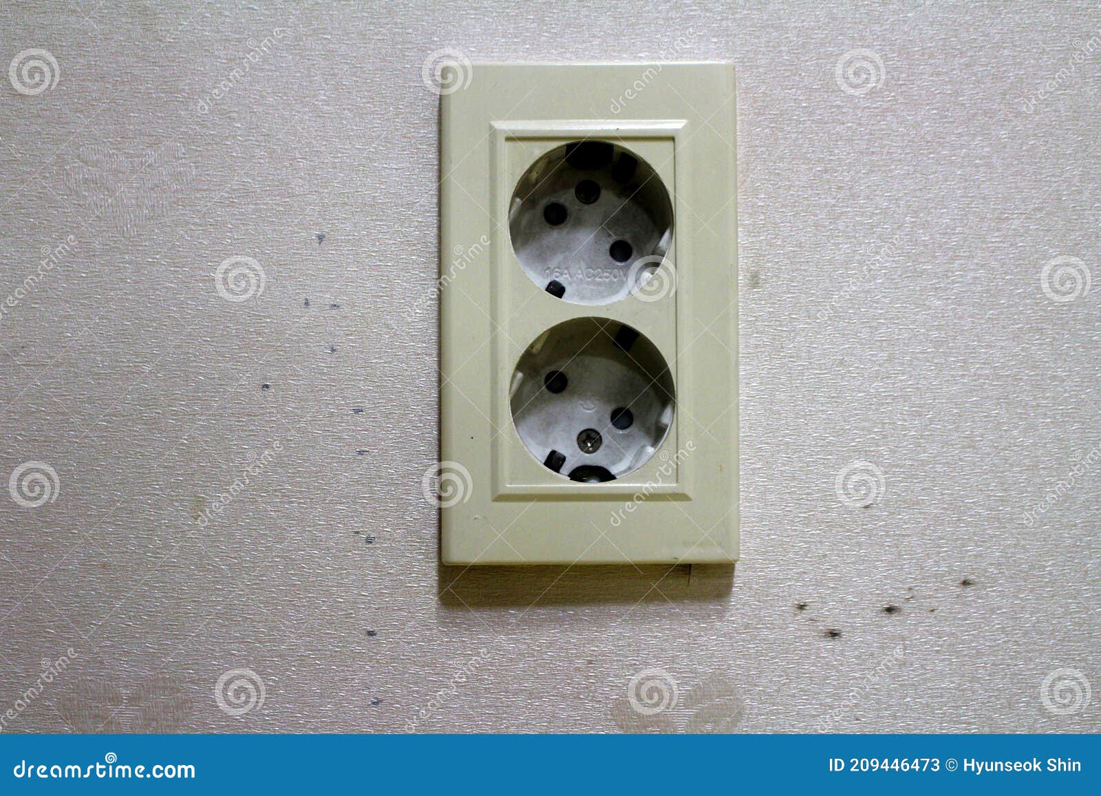 White Electrical Outlet and Wall Plate at the White Wall Stock Image Image of single, plug