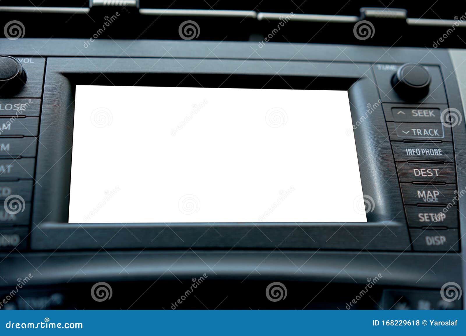 Download Display Car Screen On Dashboard Mock Up Stock Photo Image Of Mockup Interior 168229618 Yellowimages Mockups