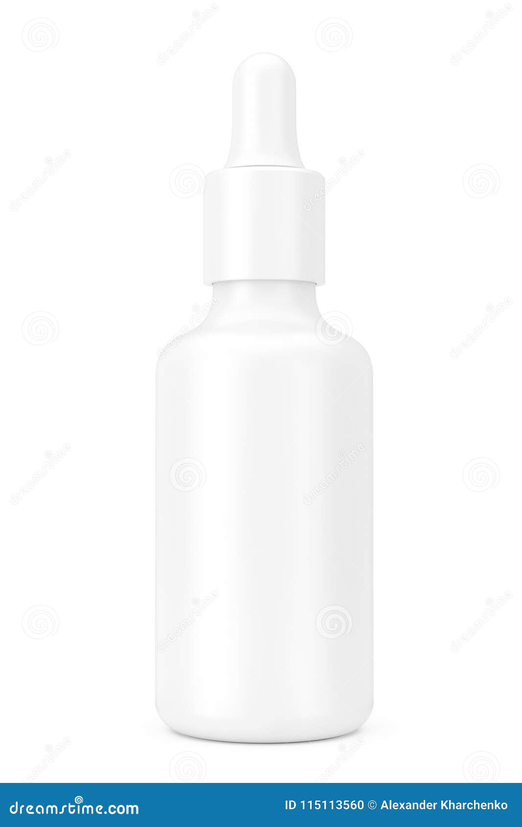 Download White Empty Mockup Eye Dropper Bottle 3d Rendering Stock Illustration Illustration Of Brand Container 115113560