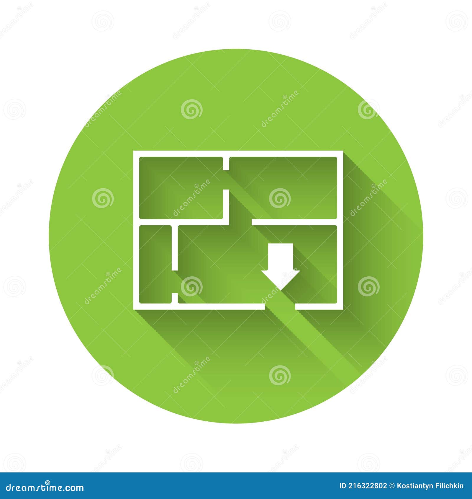 Evacuation Plan Thin Line Icon, Evacuate And Emergency, Fire Escape Plan Sign, Vector Graphics