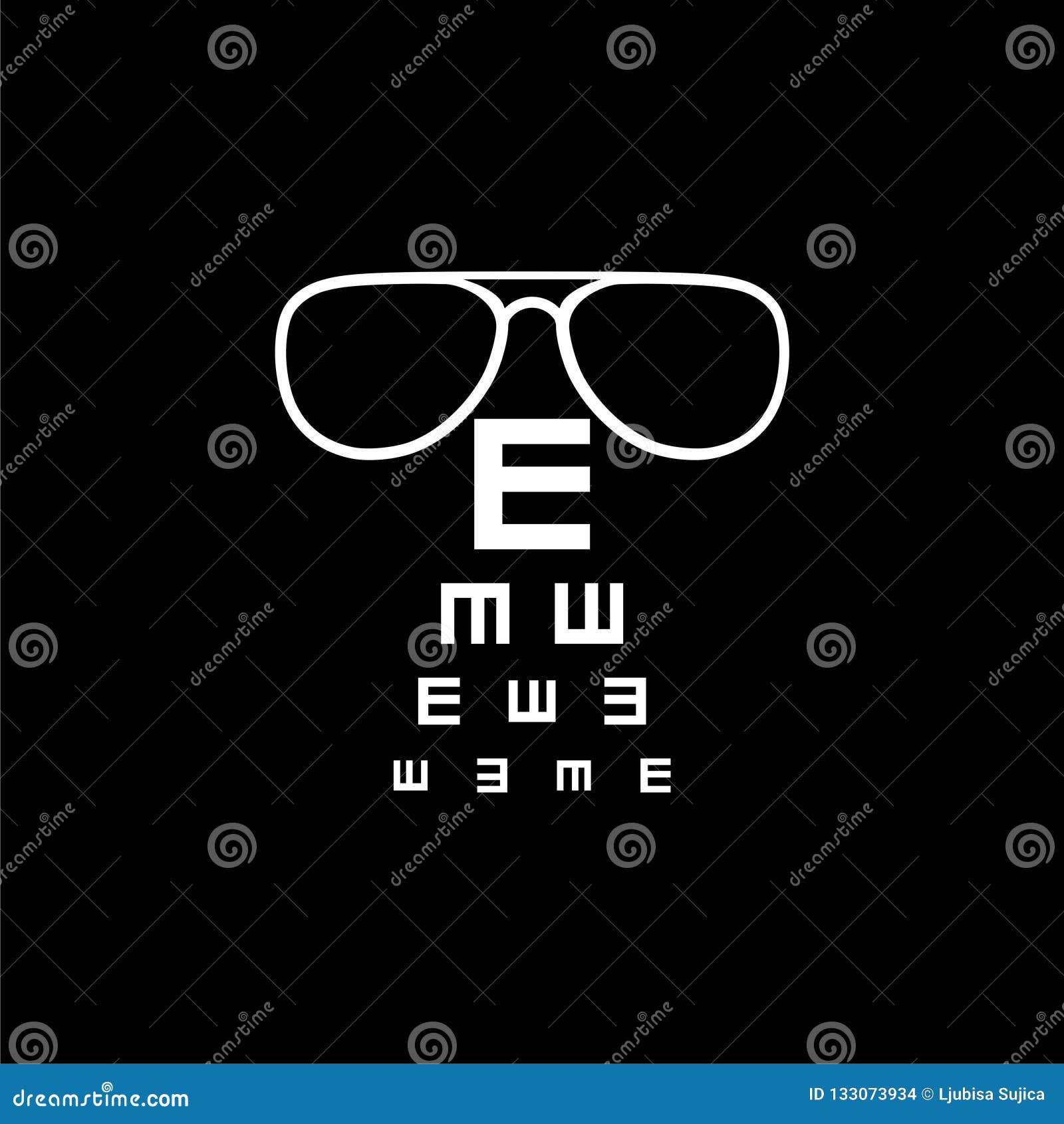 Eye Chart Logo