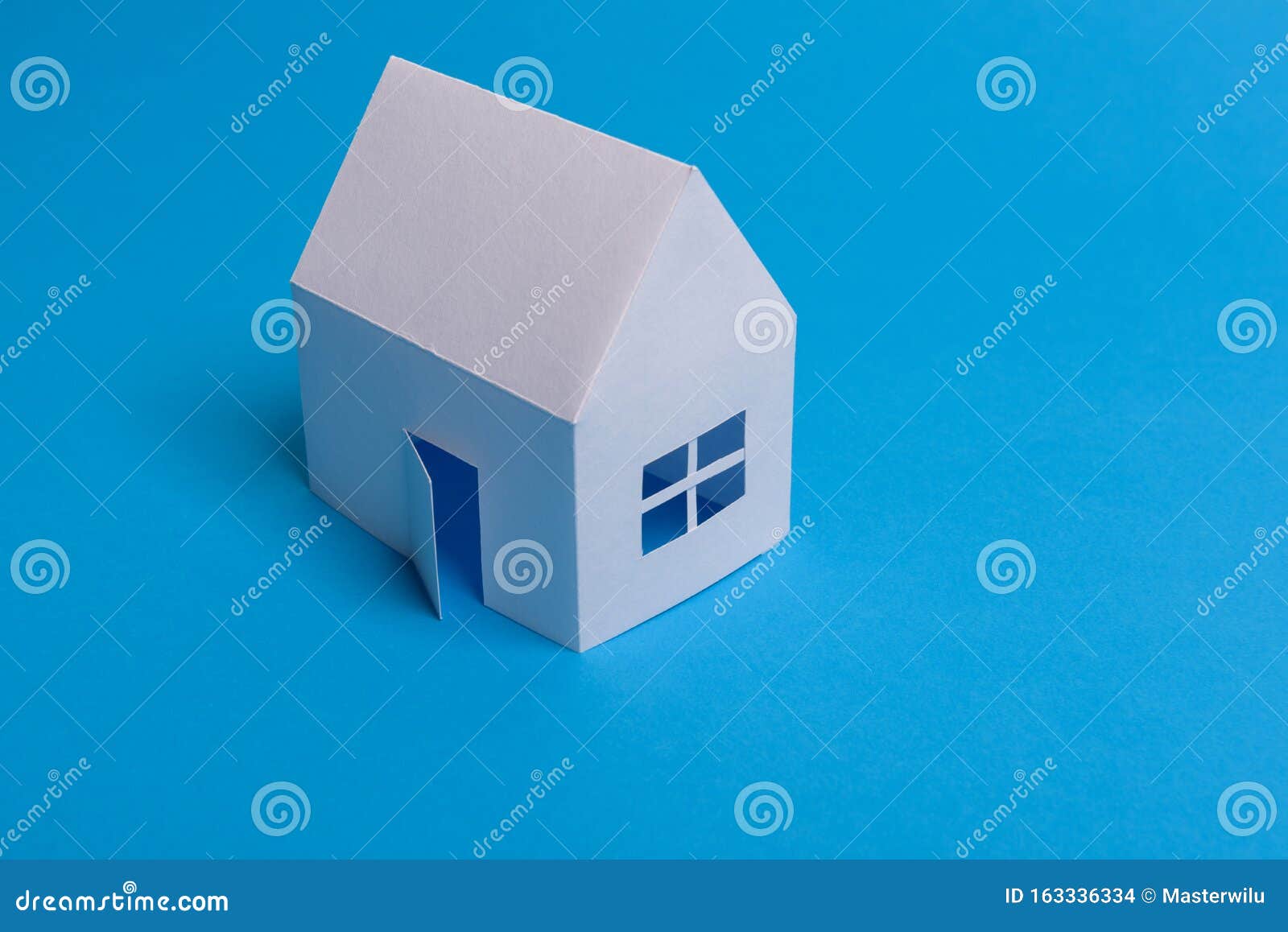 House Model Paper White