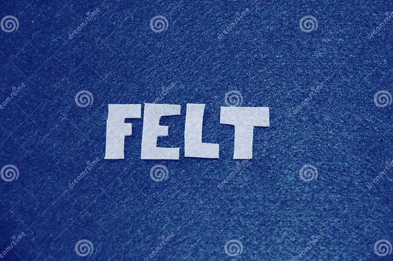 White Felt Letters Self Reference Stock Image Image of selfreference