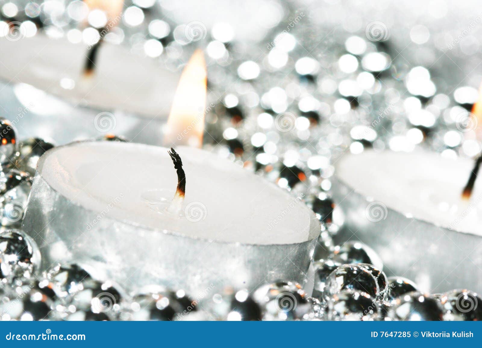 White festive candles stock image. Image of christmas 7647285