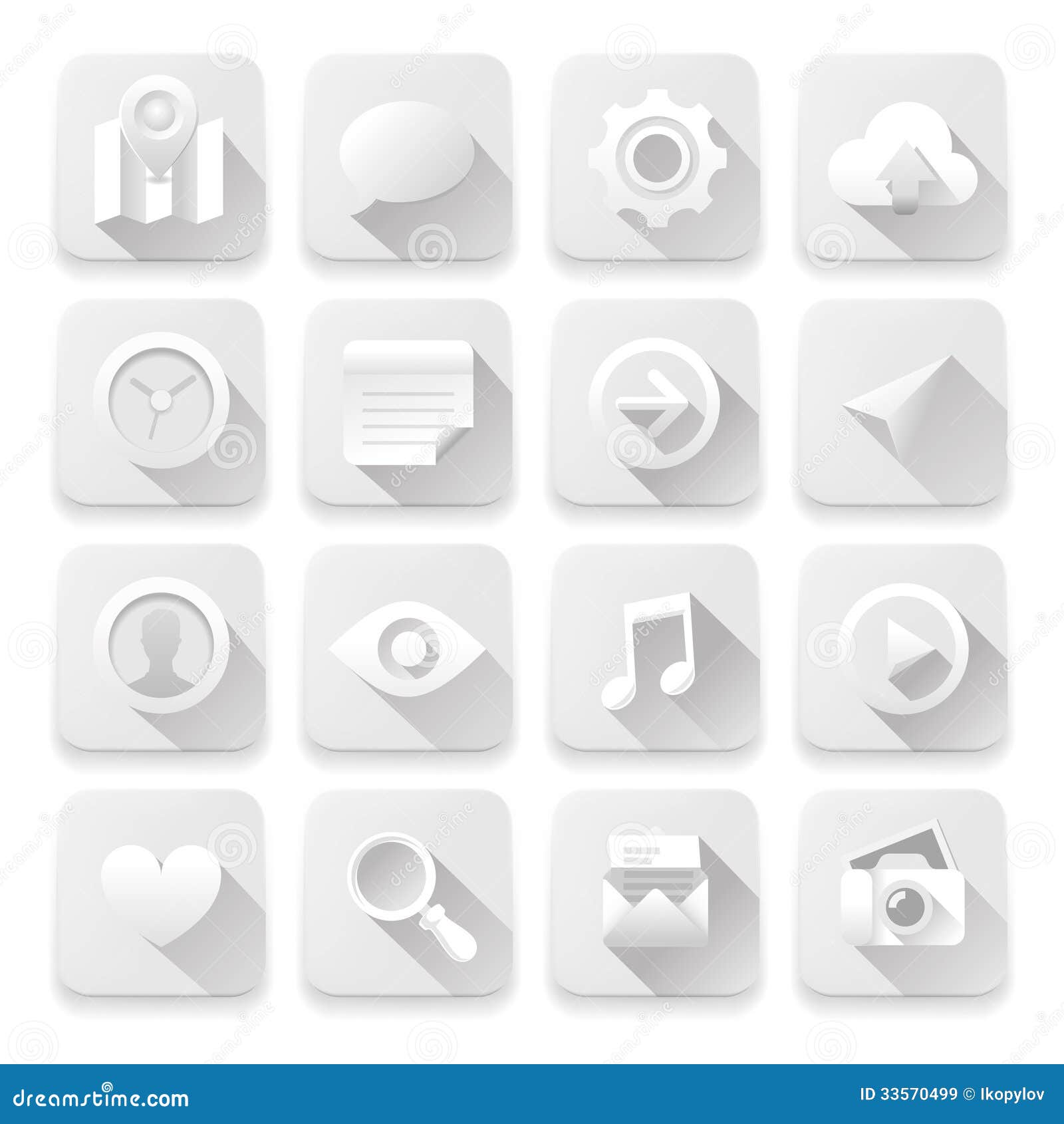 white app icons white app icons