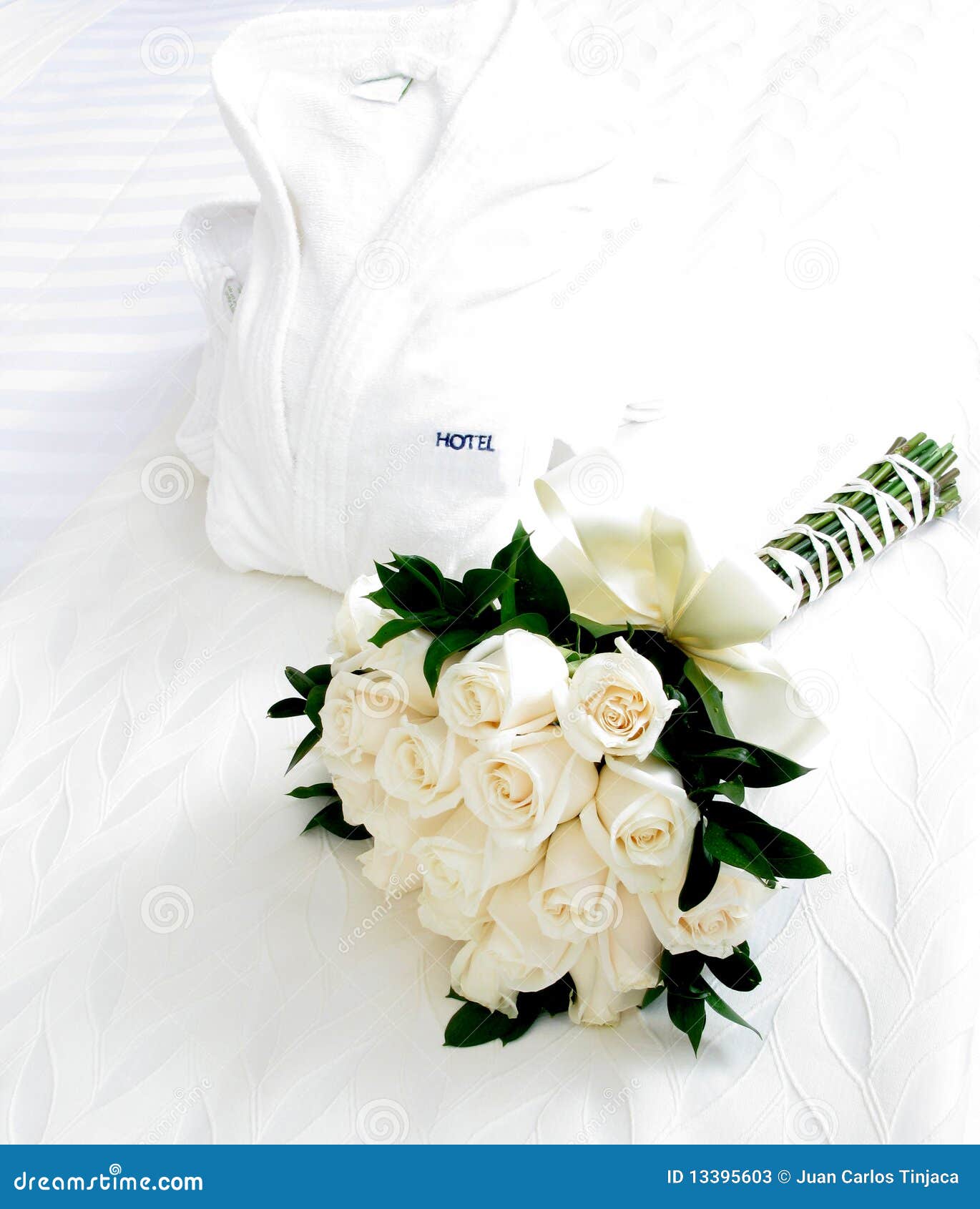 white flowers with housecoat