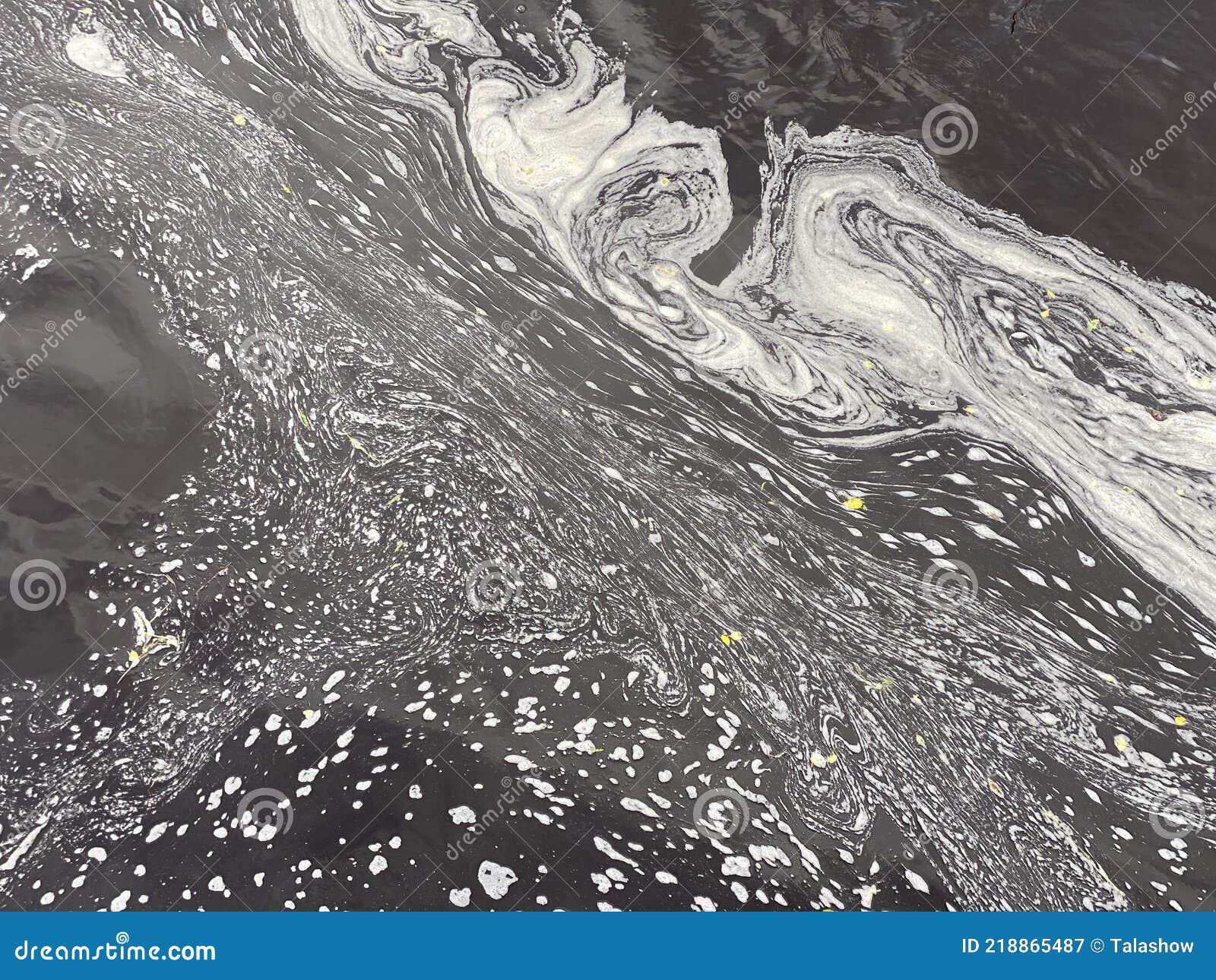 White Foam on the Water Surface Stock Image Image of wash, ripple