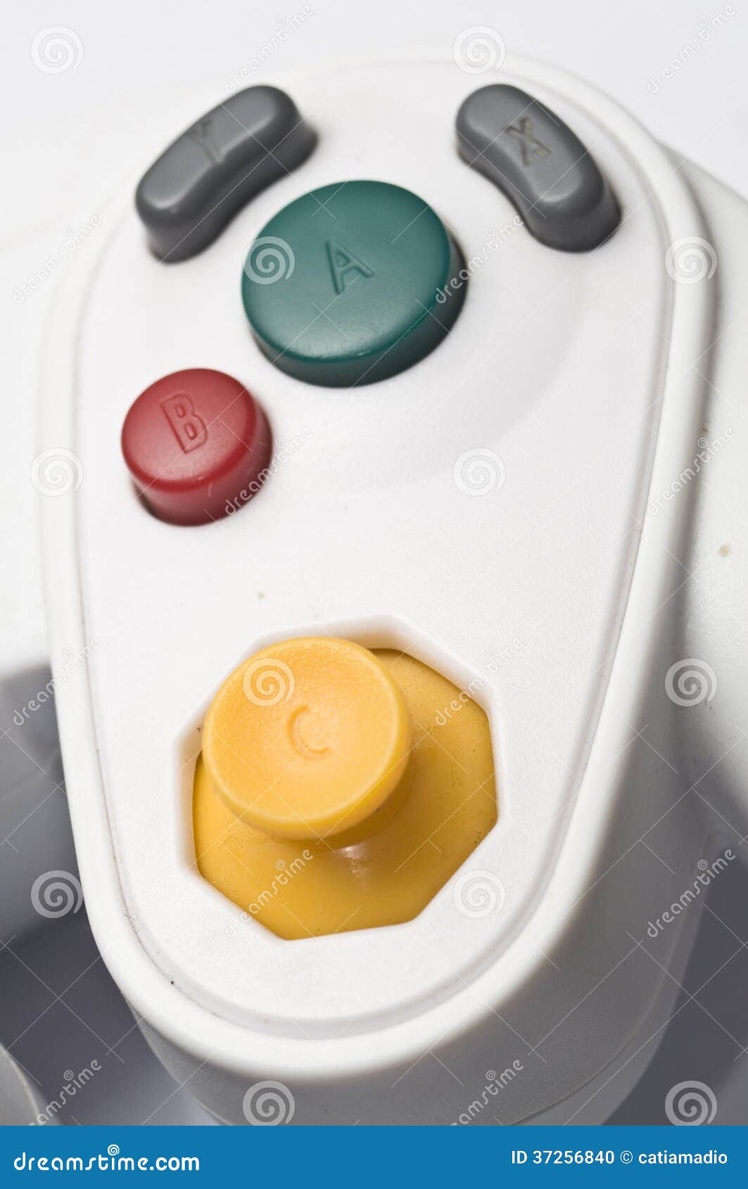 white gamepad buttons