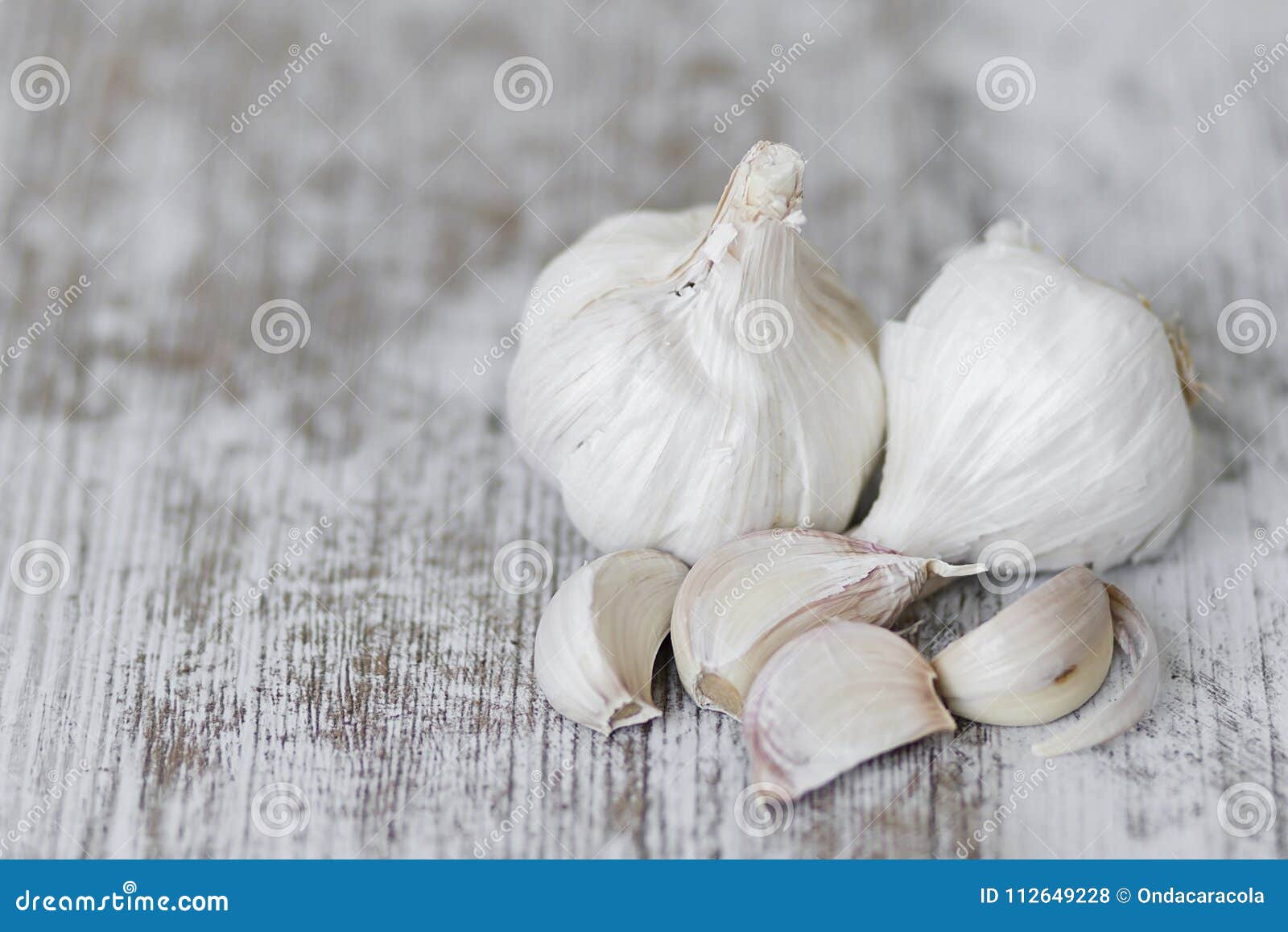White garlic cloves stock photo. Image of closeup, food 112649228