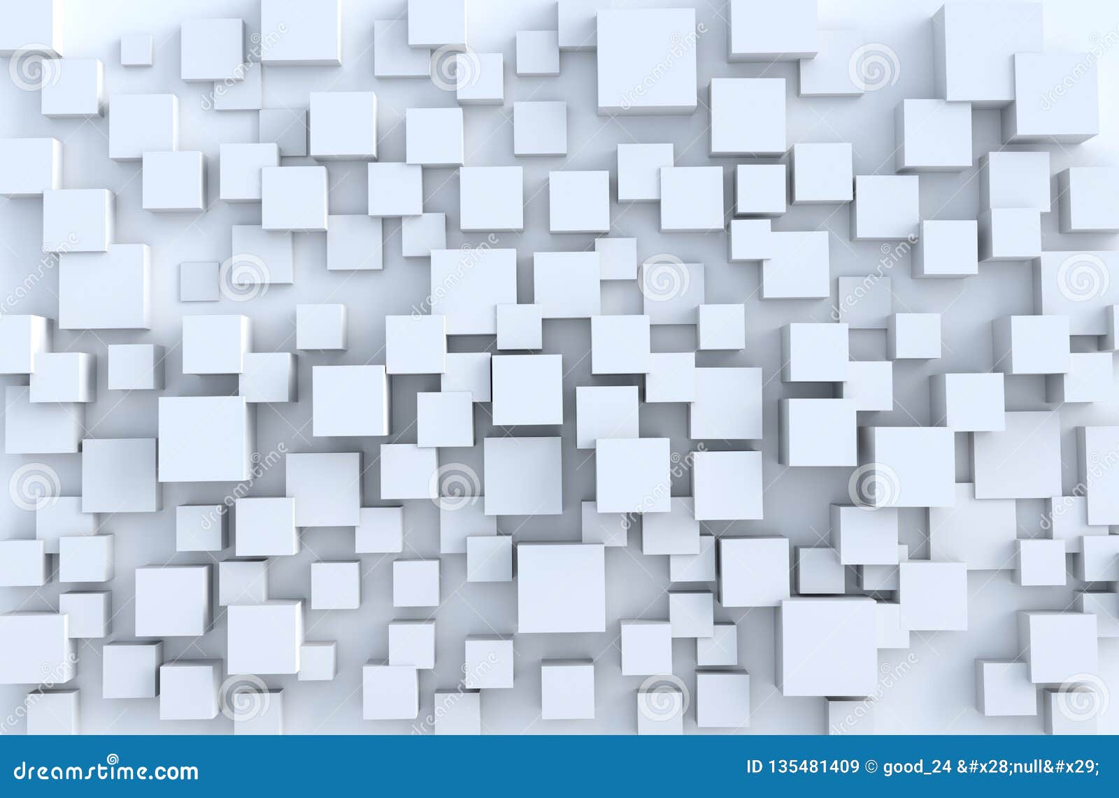 3d geometric shapes wallpaper white
