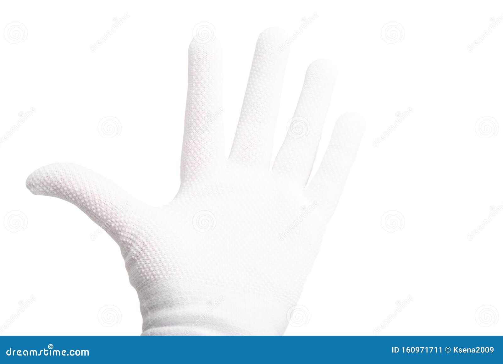 White glove isolated stock image. Image of showing, person 160971711