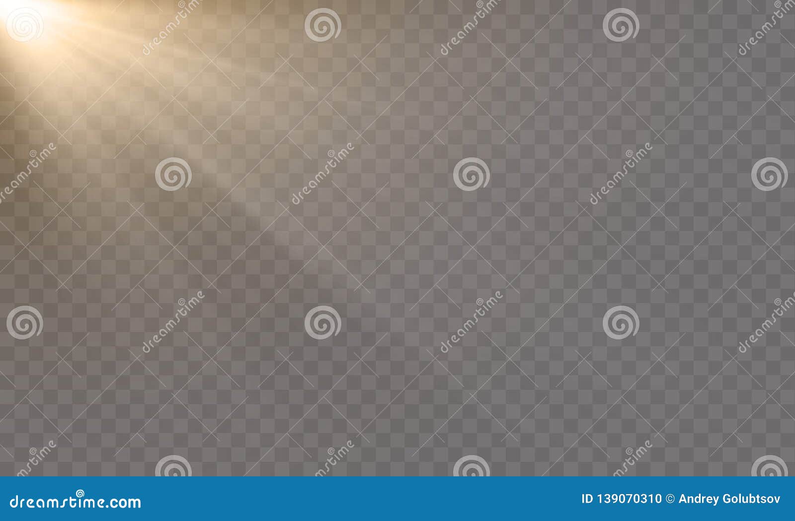 white glowing light explode on transparent background. abstract sun ray or beam shine, blur effect background