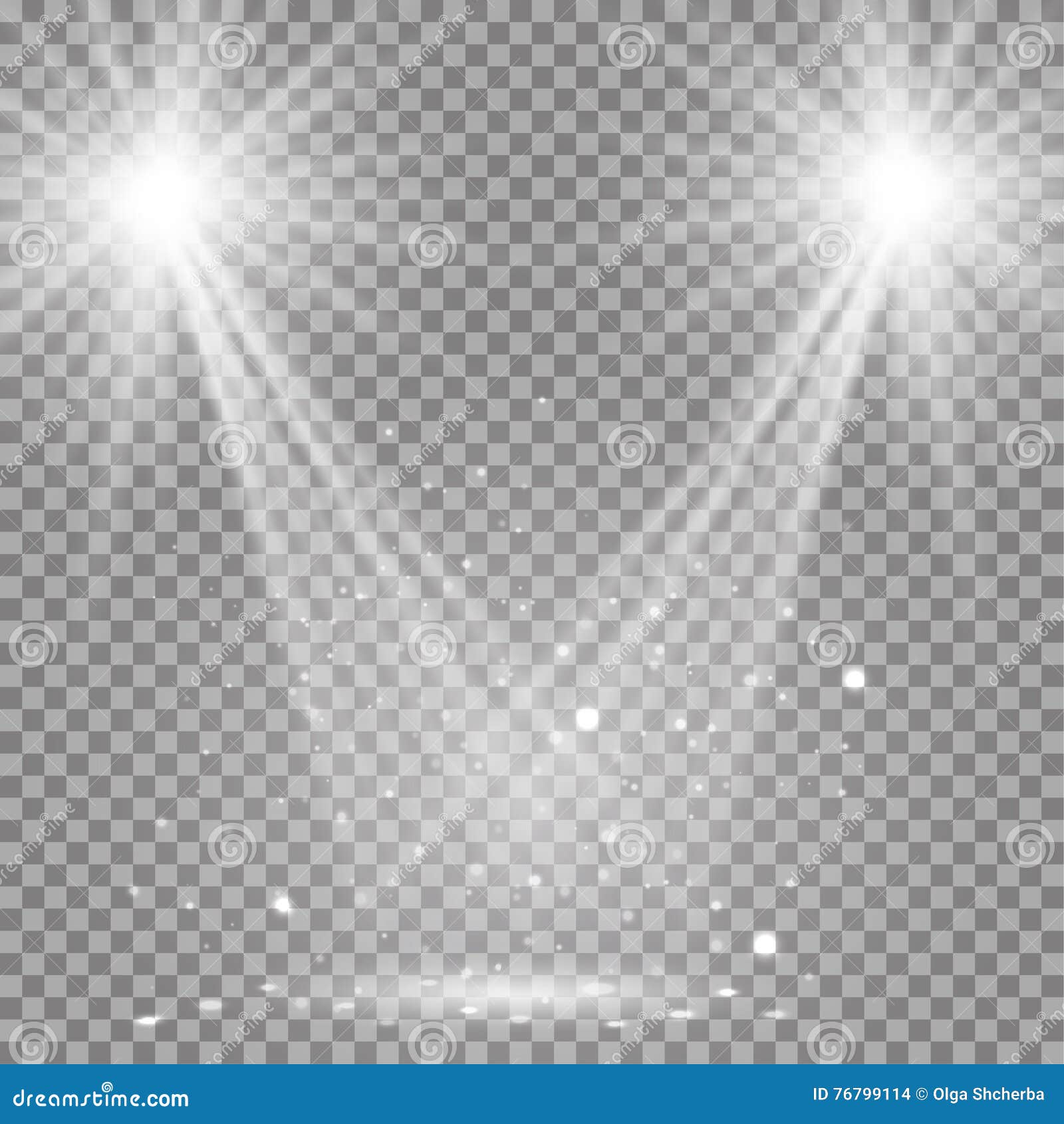 White Glowing Transparent Disco Lights Background. Stock Vector -  Illustration of club, illumination: 76799114