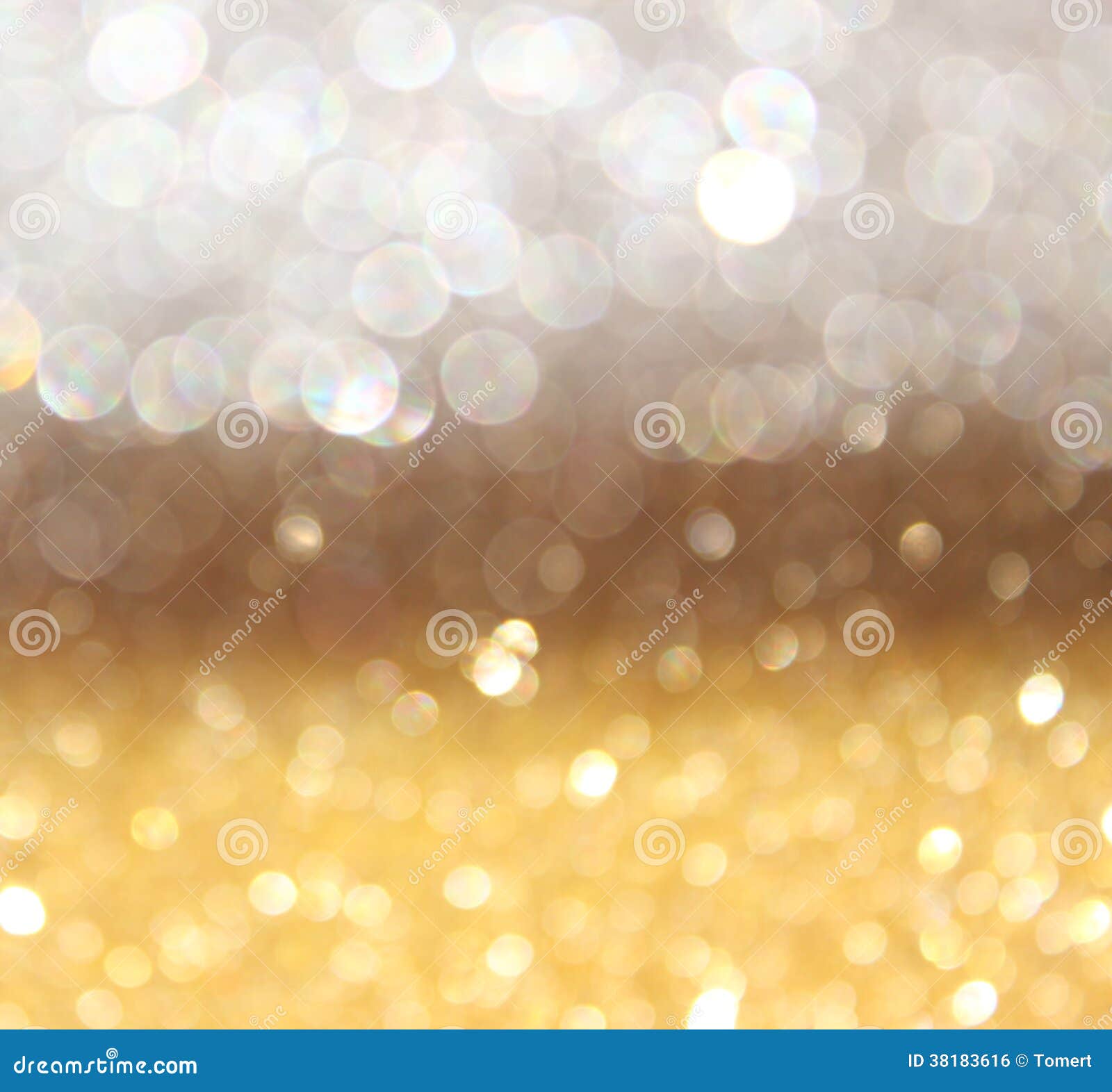 white and gold light