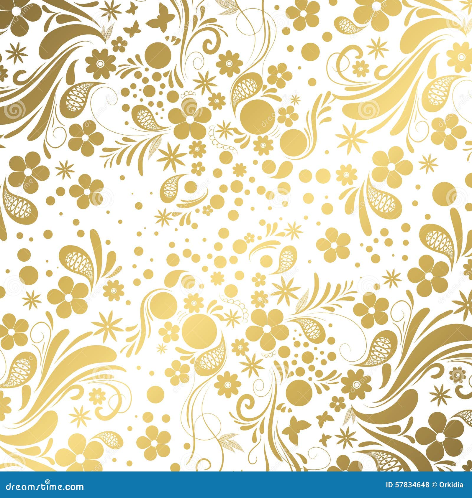 White and Gold background stock vector. Illustration of gift - 57834648