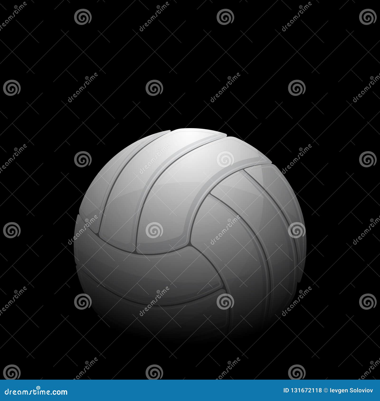 Volleyball Black Background Stock Vector - Illustration of calories ...