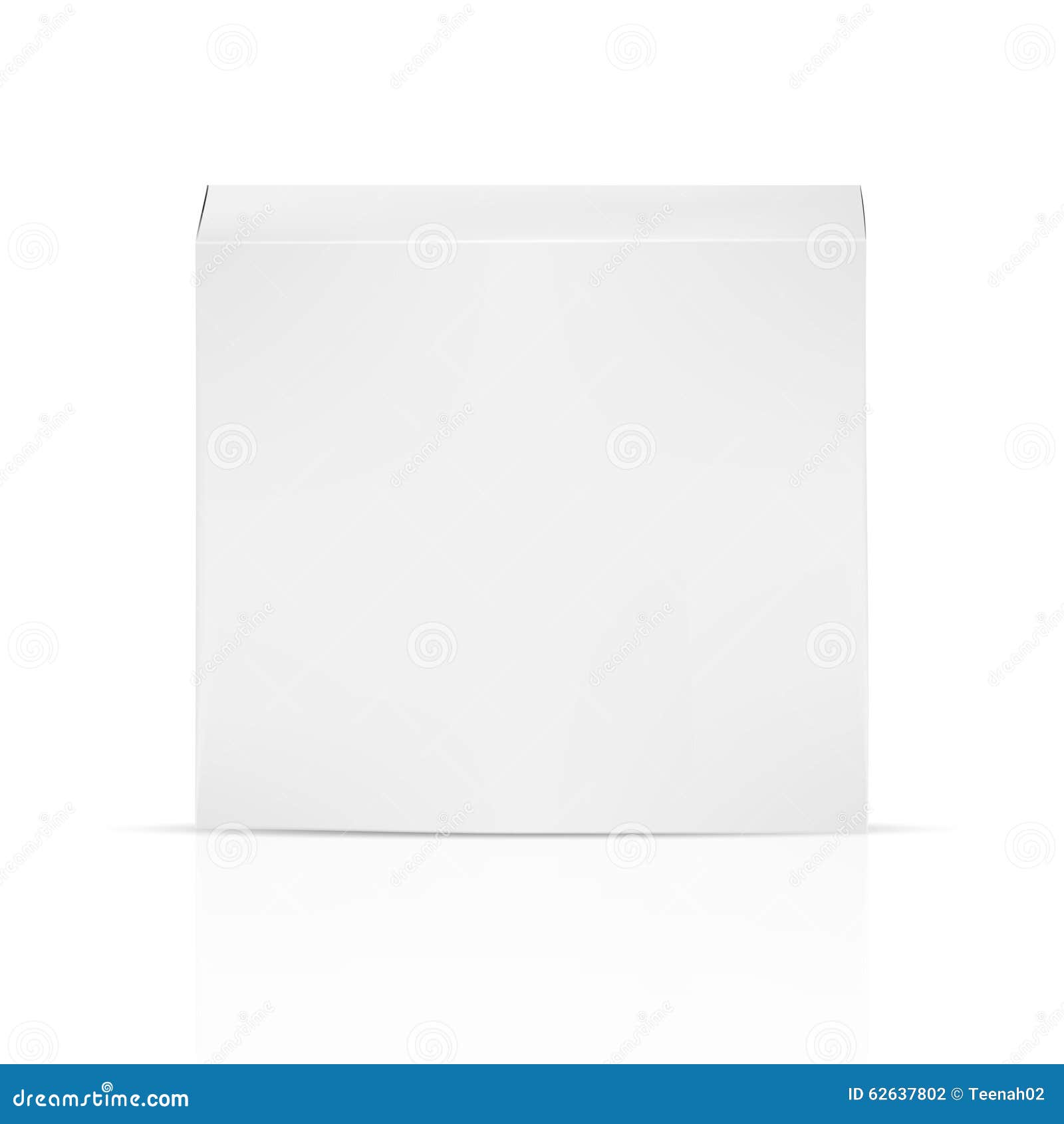 White gray packaging box stock vector. Illustration of application