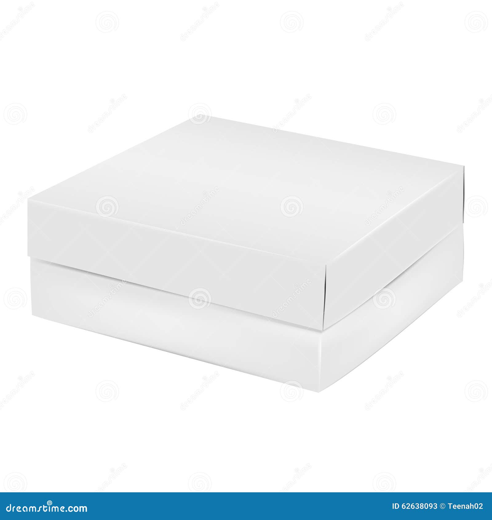 White gray packaging box stock vector. Illustration of presentation