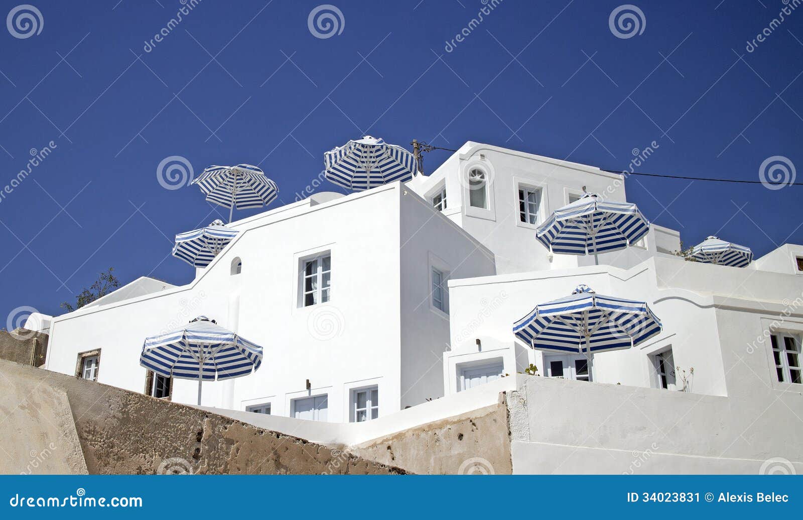 White greek villa stock image. Image of greek, travel 34023831