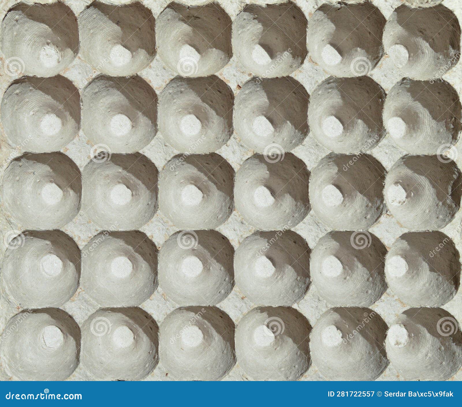 White and Grey Empty Egg Carton, Recyclable Egg Container Made of Pulp Stock Image Image of