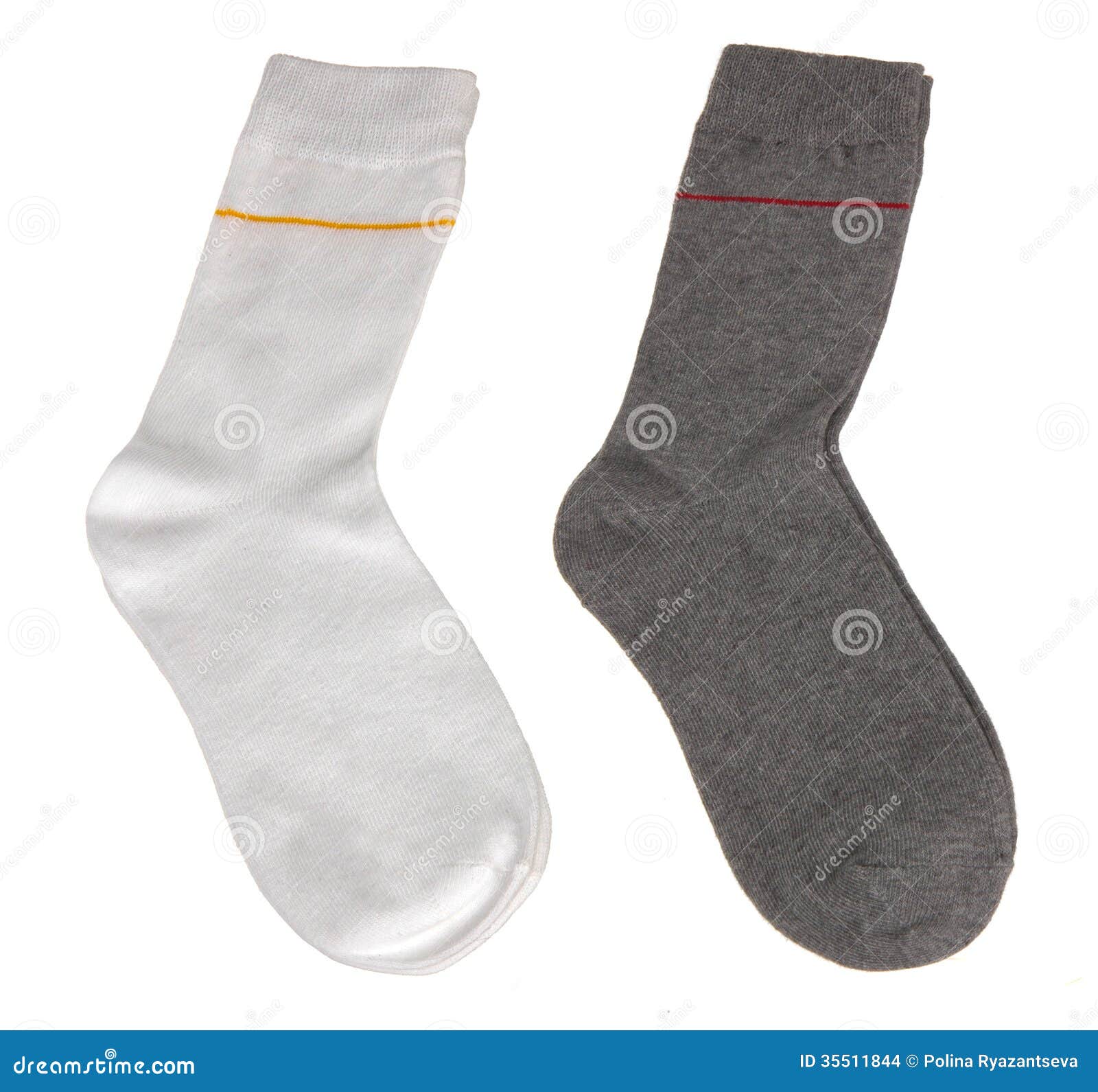 White and grey socks stock photo. Image of stocking, hosiery - 35511844