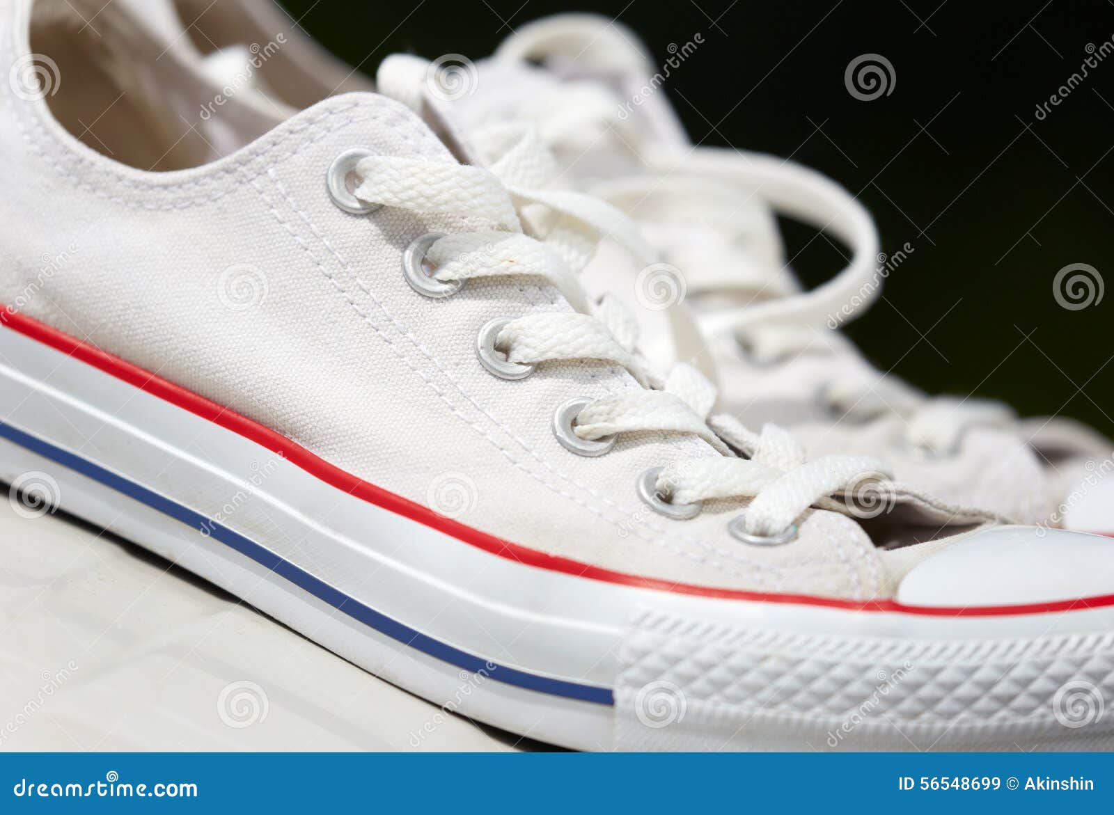 White gumshoes stock image Image of strip clean gumshoes 56548699