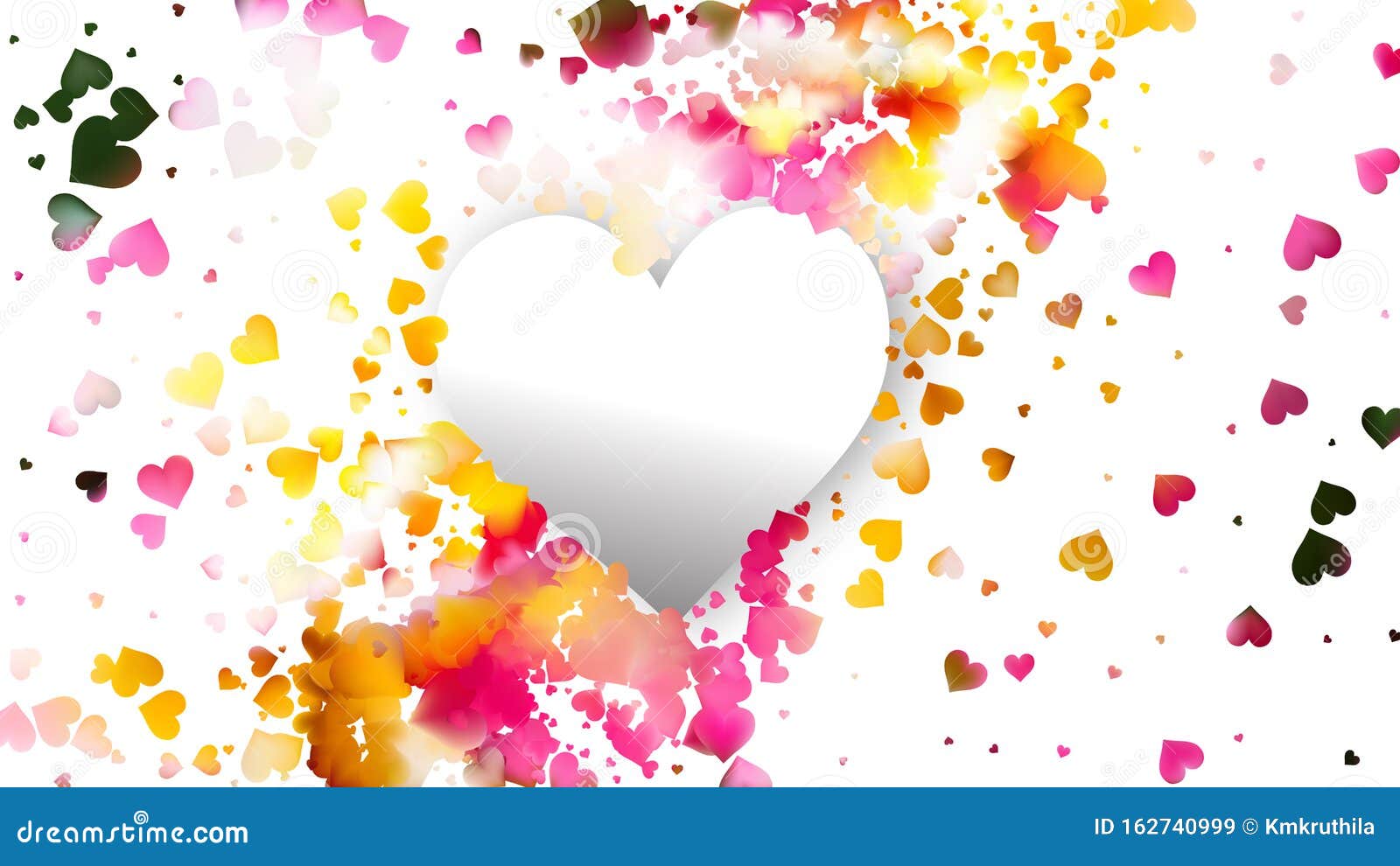 White Heart Wallpaper Background Stock Vector Illustration of