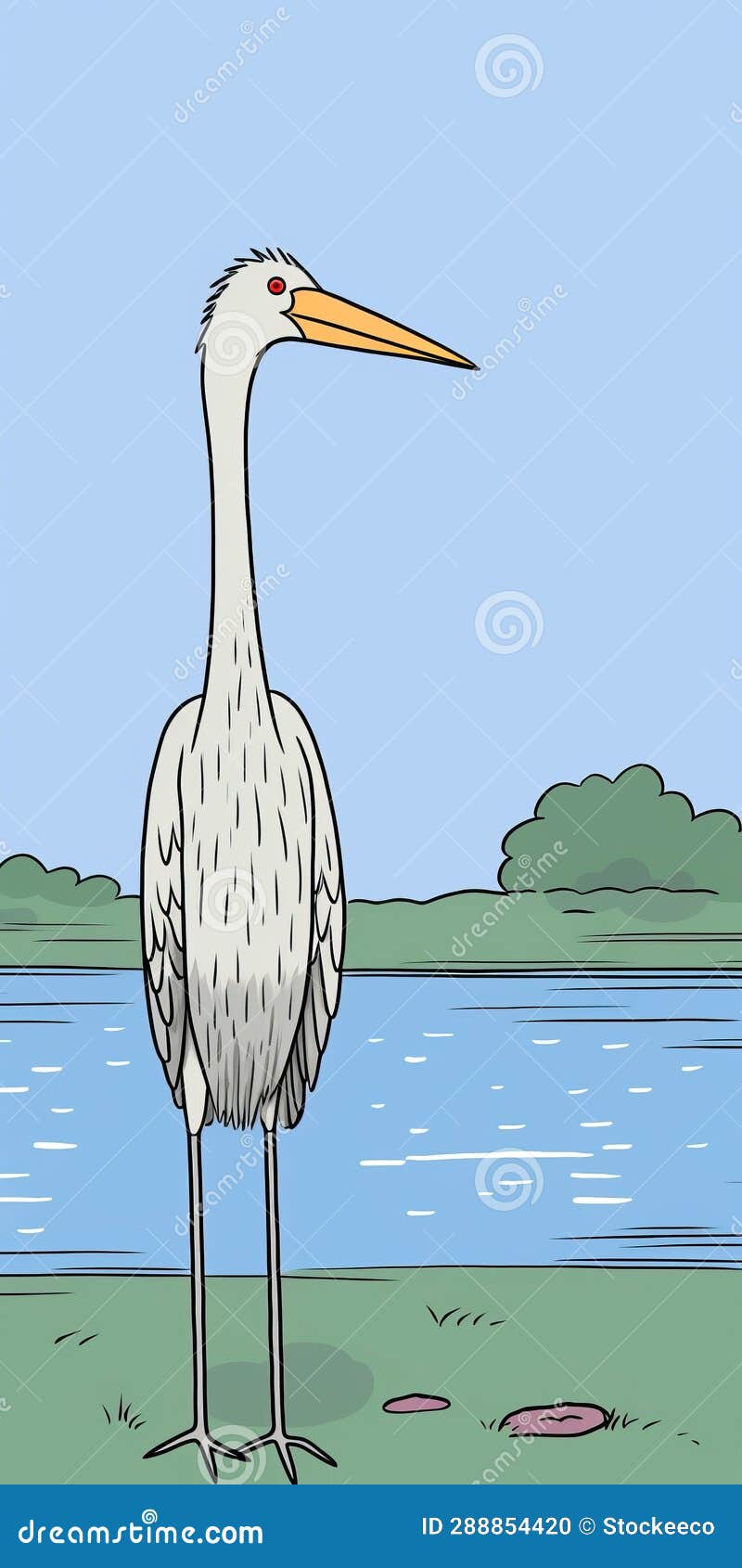 cartoon heron by allie brosh: a distinctive and creative 