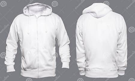 White Hoodie Mock up stock image. Image of black, model - 94319777