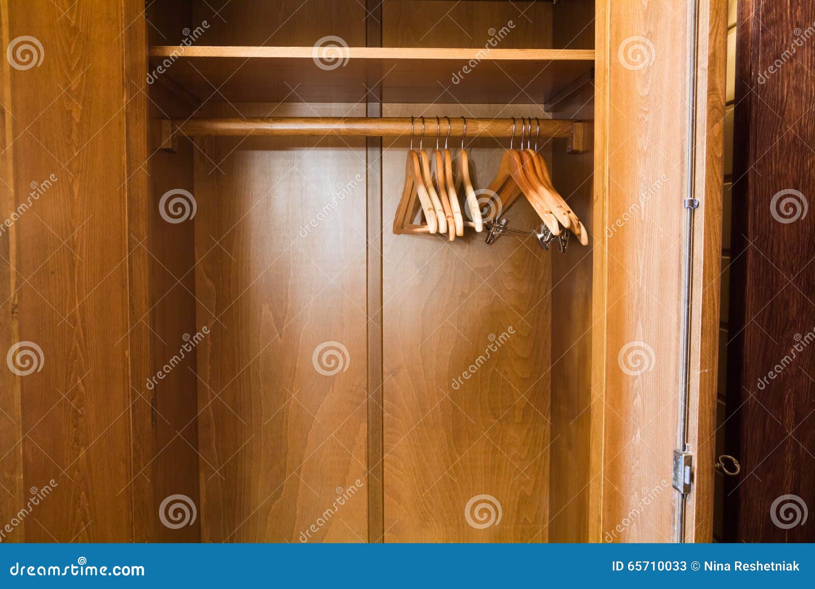 White Hotel Hanger in the Wardrobe Stock Image Image of enjoyment